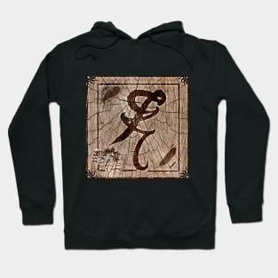 Wood Burned Healing Rune Hoodie